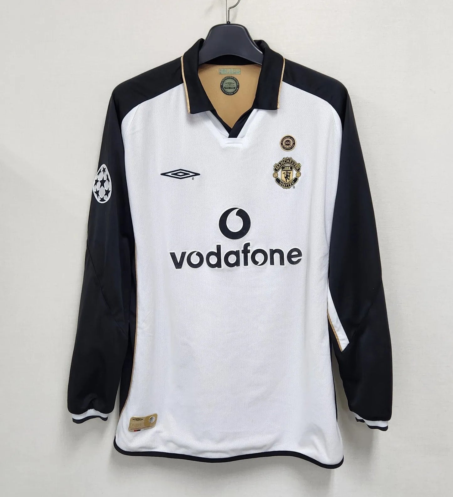 Manchester United 2001 Centenary Reversible Long Sleeve Jersey
