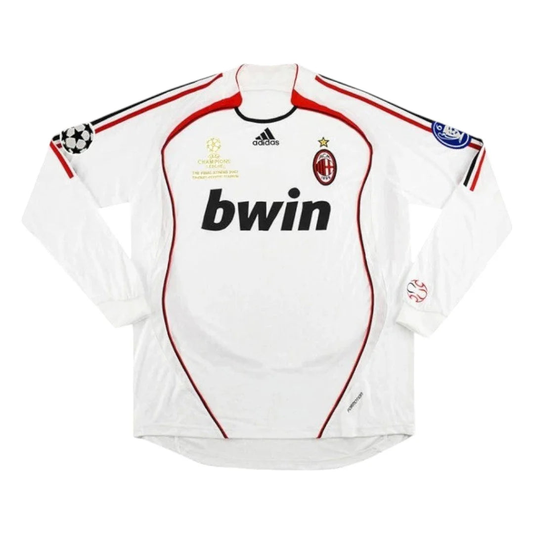 AC Milan 2006/07 Away Long Sleeve UCL Final Jersey – Vintage Kitman