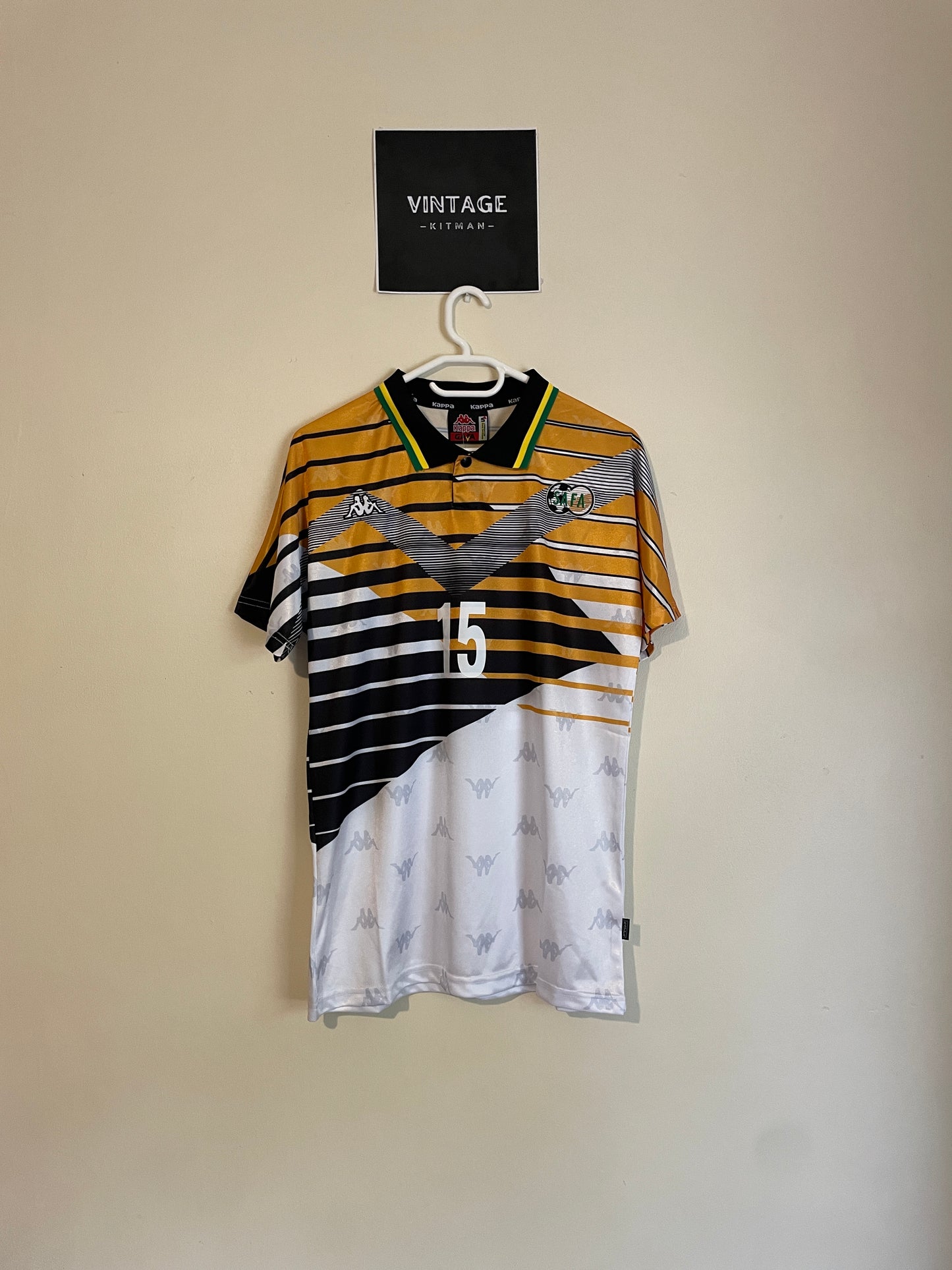 Bafana Afcon Jersey #15 KHUMALO (Small)