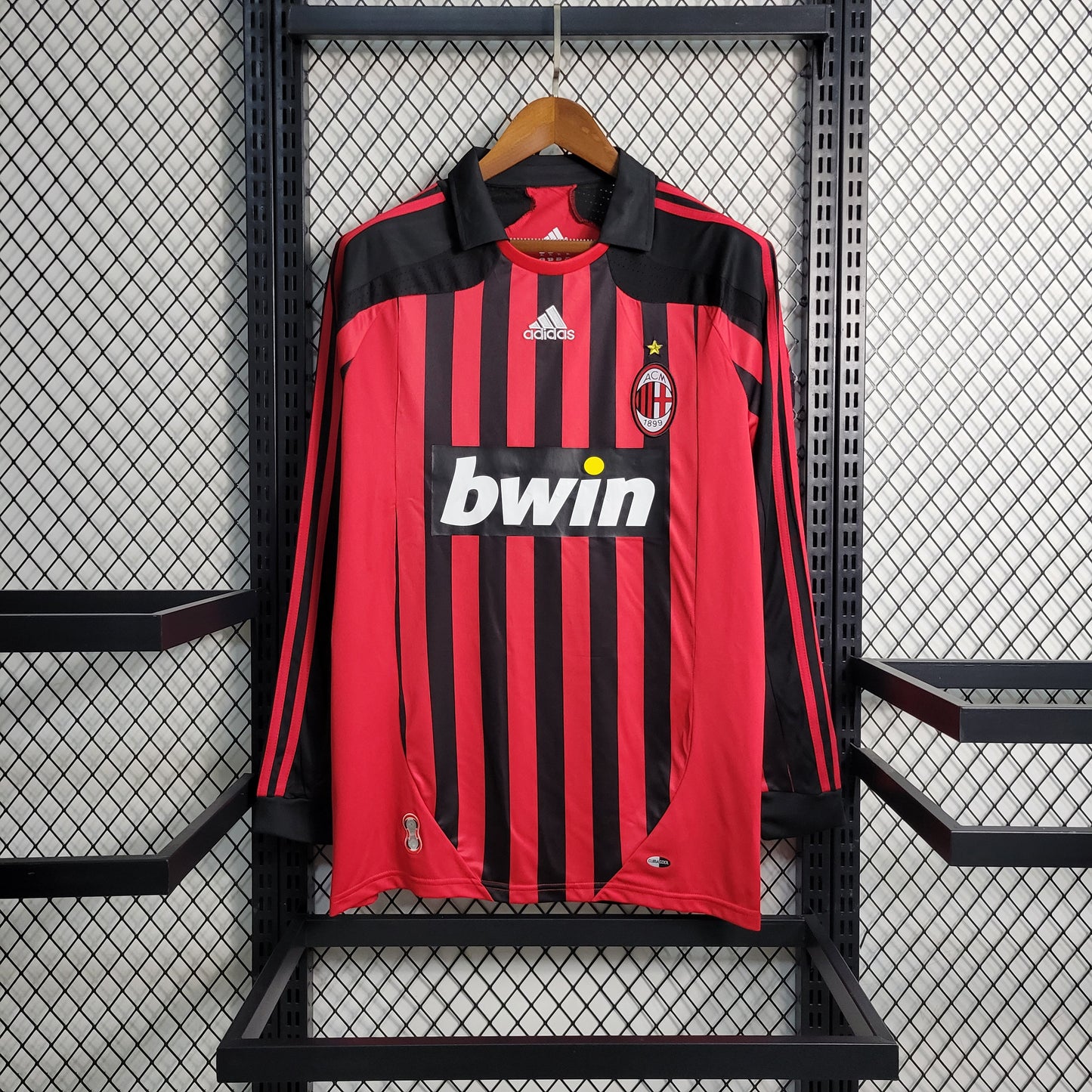 AC Milan 2007/08 Home Long Sleeve Jersey