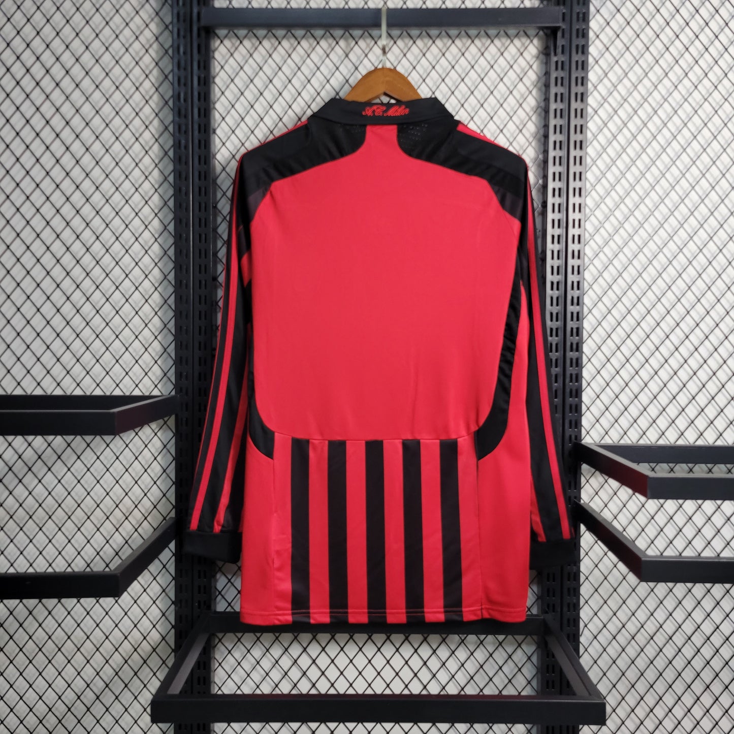 AC Milan 2007/08 Home Long Sleeve Jersey