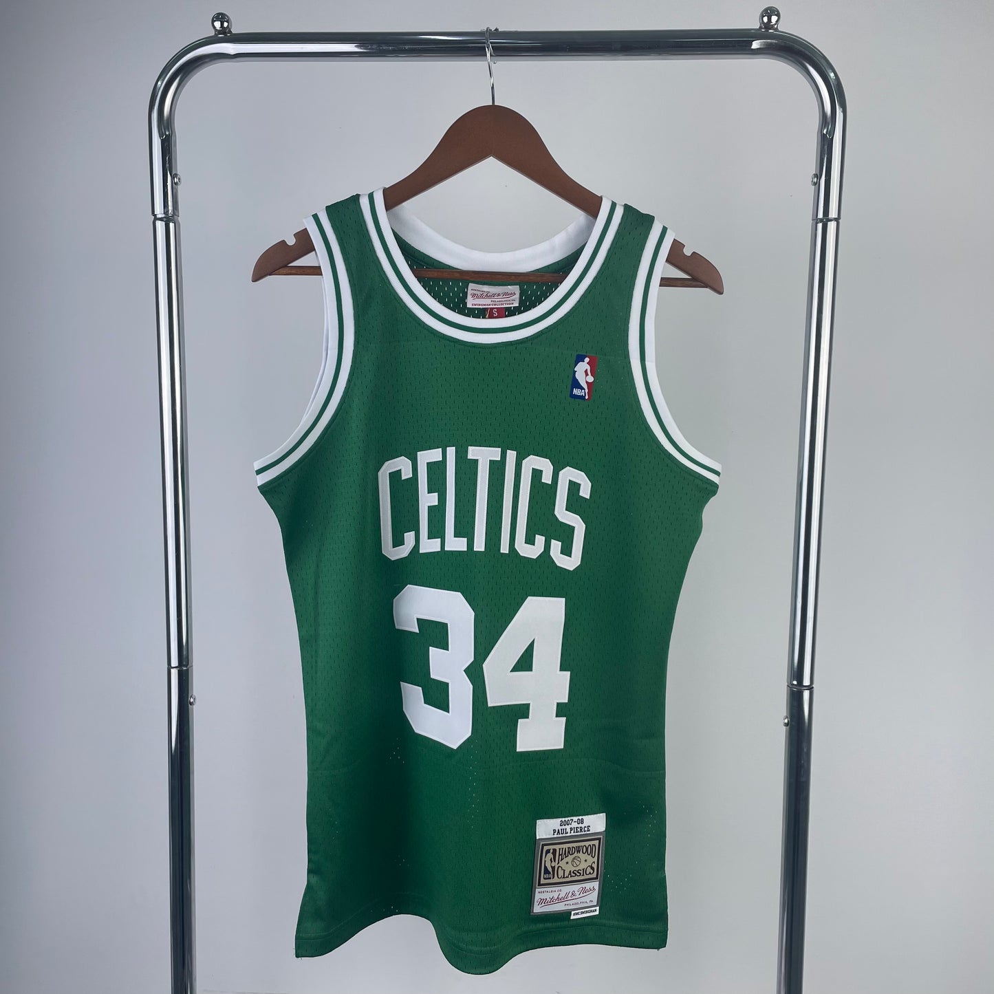 Boston Celtics 2007-08 Paul Pierce Green Mitchell & Ness Swingman Jersey