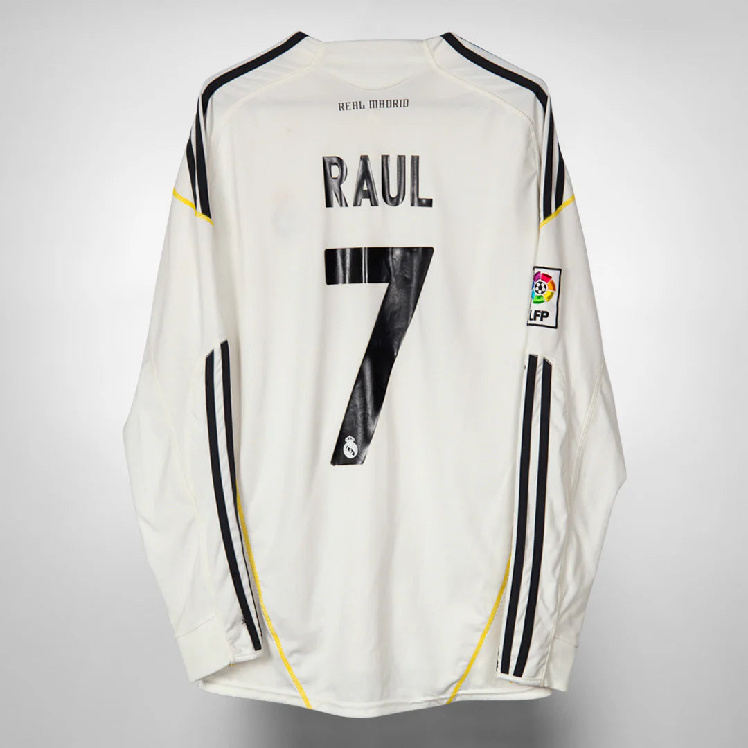 Real Madrid 2009/10 Home Long Sleeve Jersey