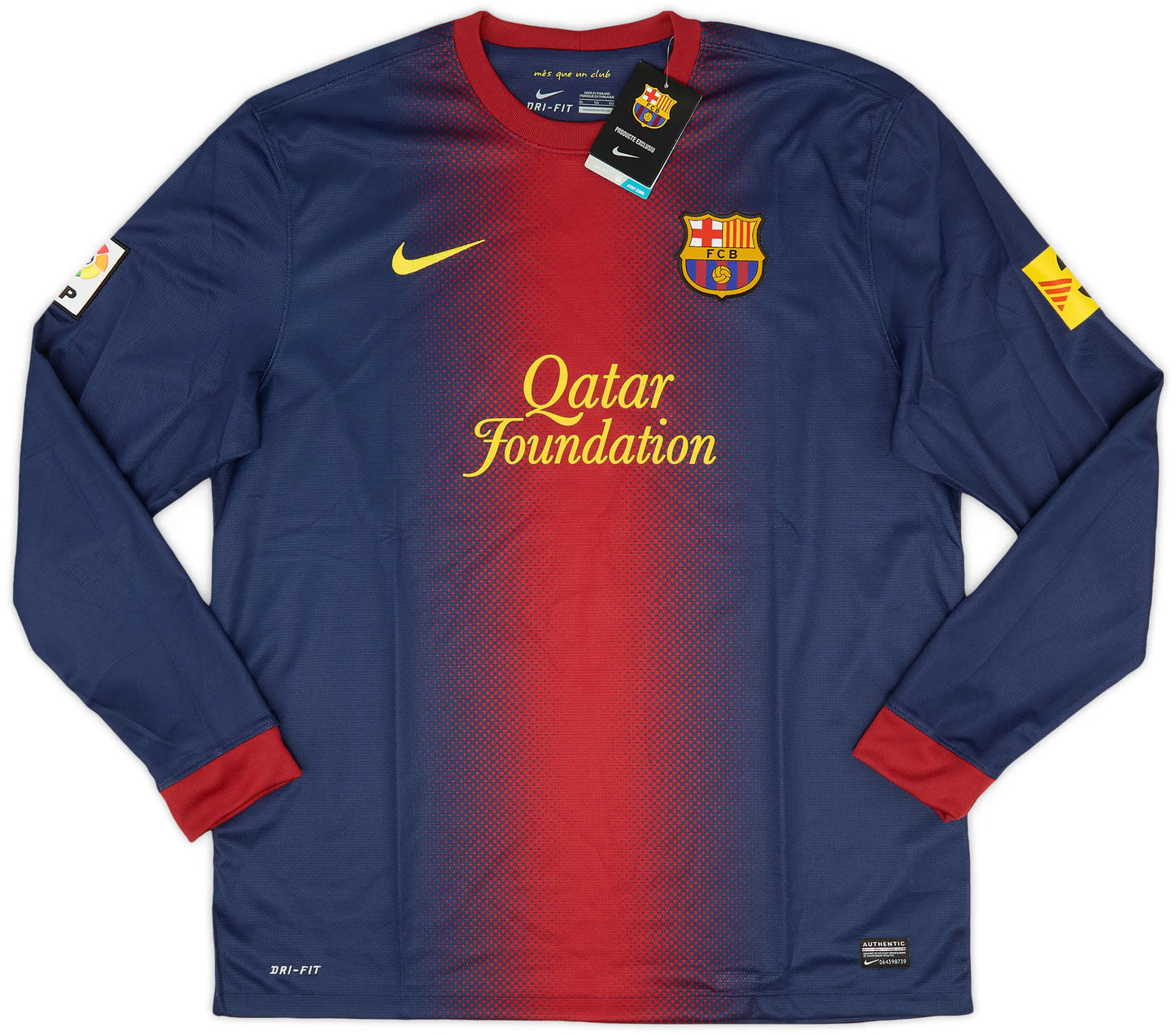 Barcelona 2012/13 Home Long Sleeve Jersey