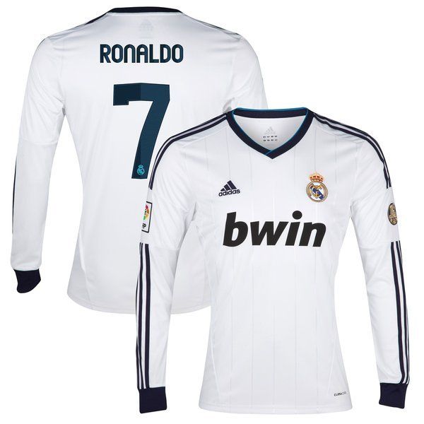 Real Madrid 2012/13 Home Long Sleeve Jersey