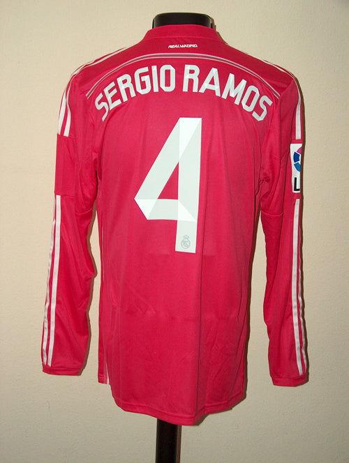 Real Madrid 2014/15 Away Long Sleeve Jersey