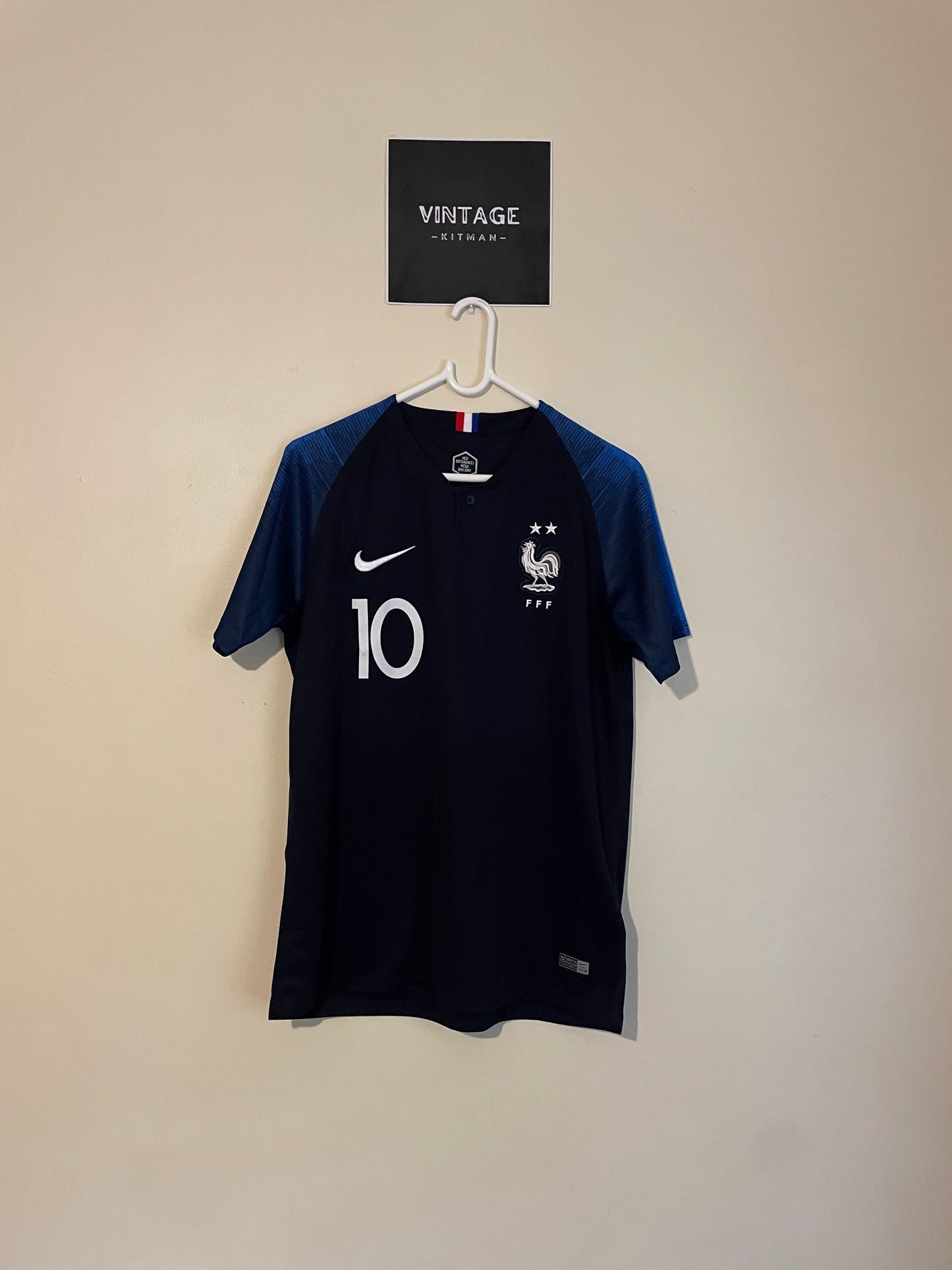 France 2018 Home Jersey #10 MBAPPE (M)
