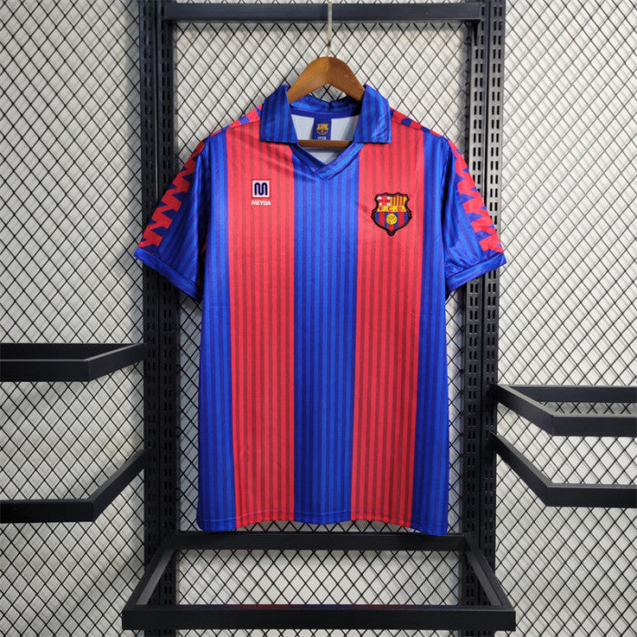 Barcelona FC 1990 1992 Home Jersey Vintage Kitman