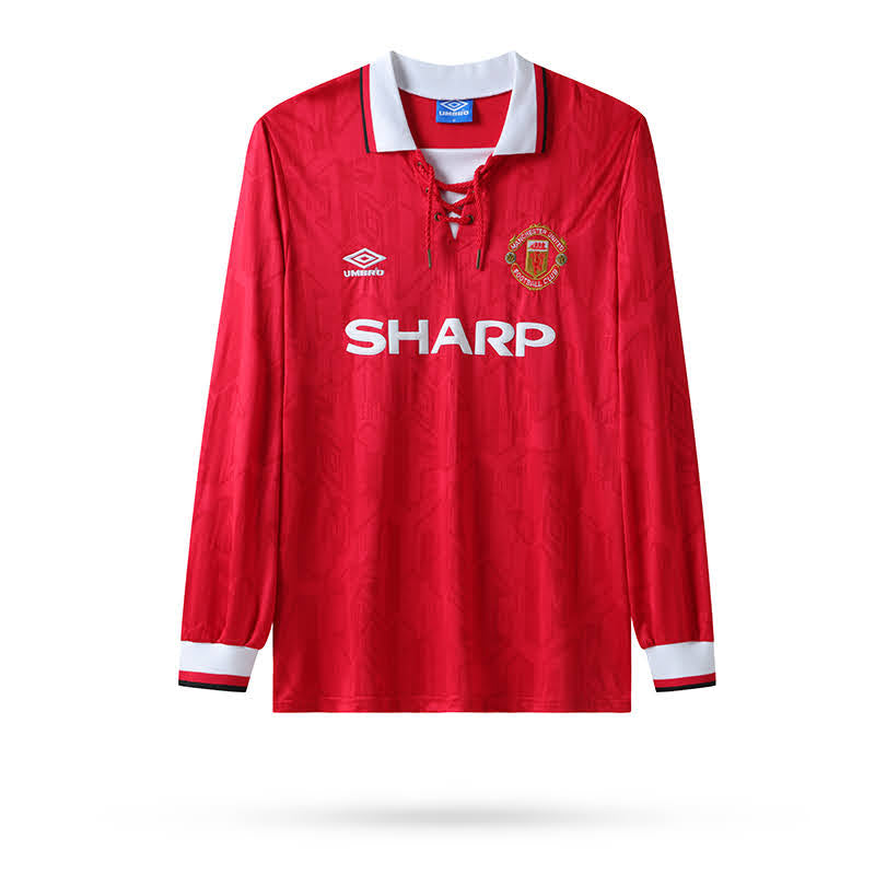 Manchester United 1992/94 Home Long Sleeve Jersey