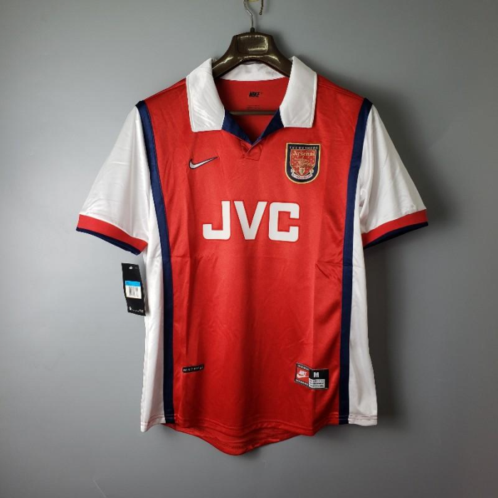 Arsenal FC 1998 1999 Home Jersey Vintage Kitman