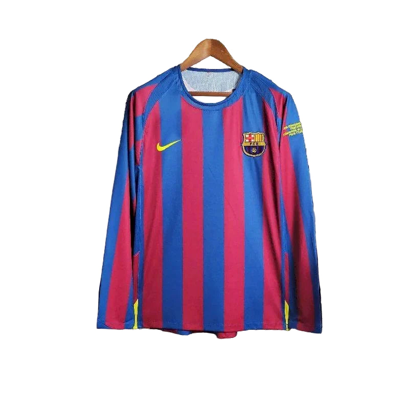 Barcelona 2006 UCL Final Long Sleeve Jersey – Vintage Kitman