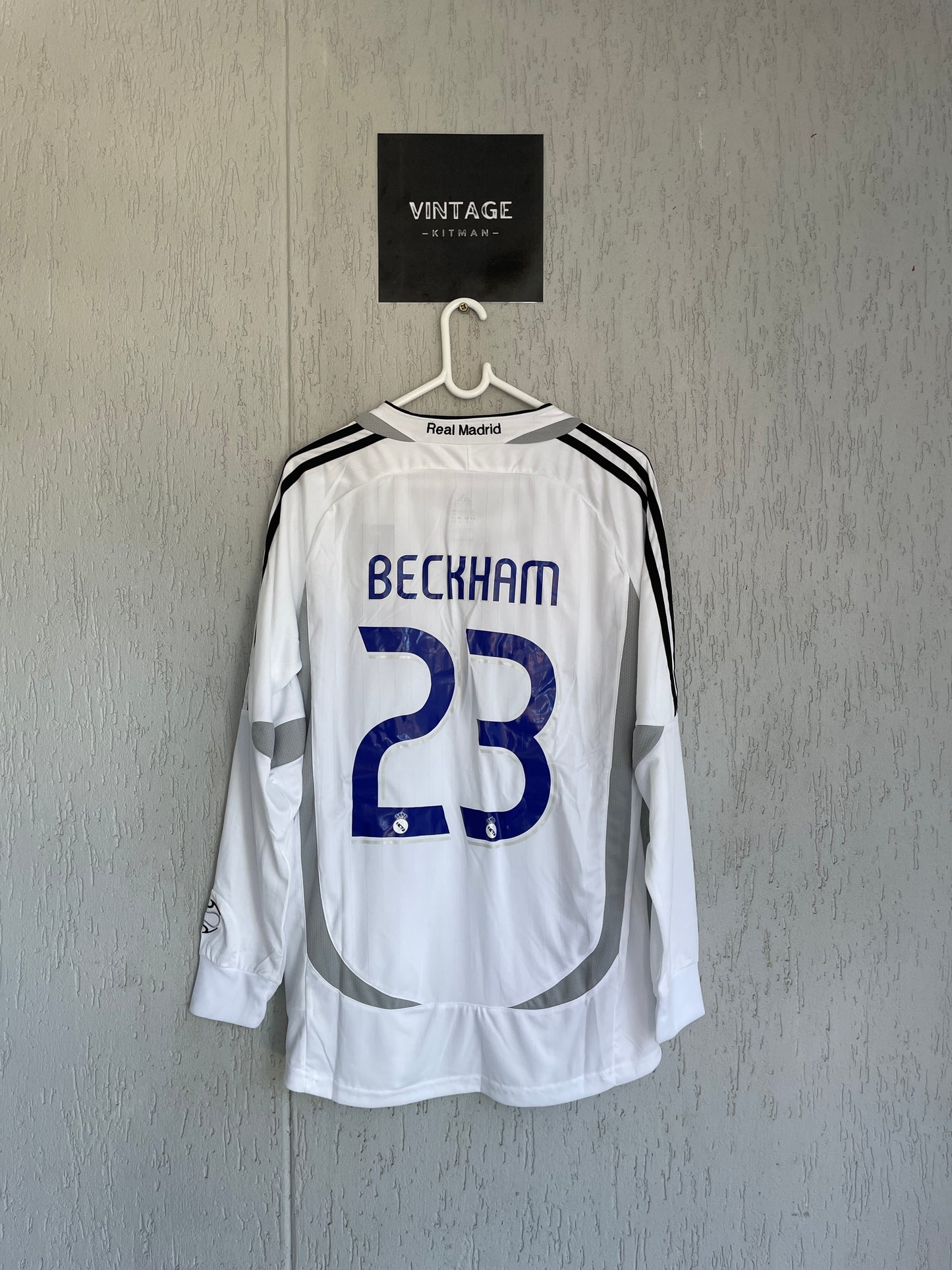 Real Madrid 2006/07 Home Long Sleeve Jersey