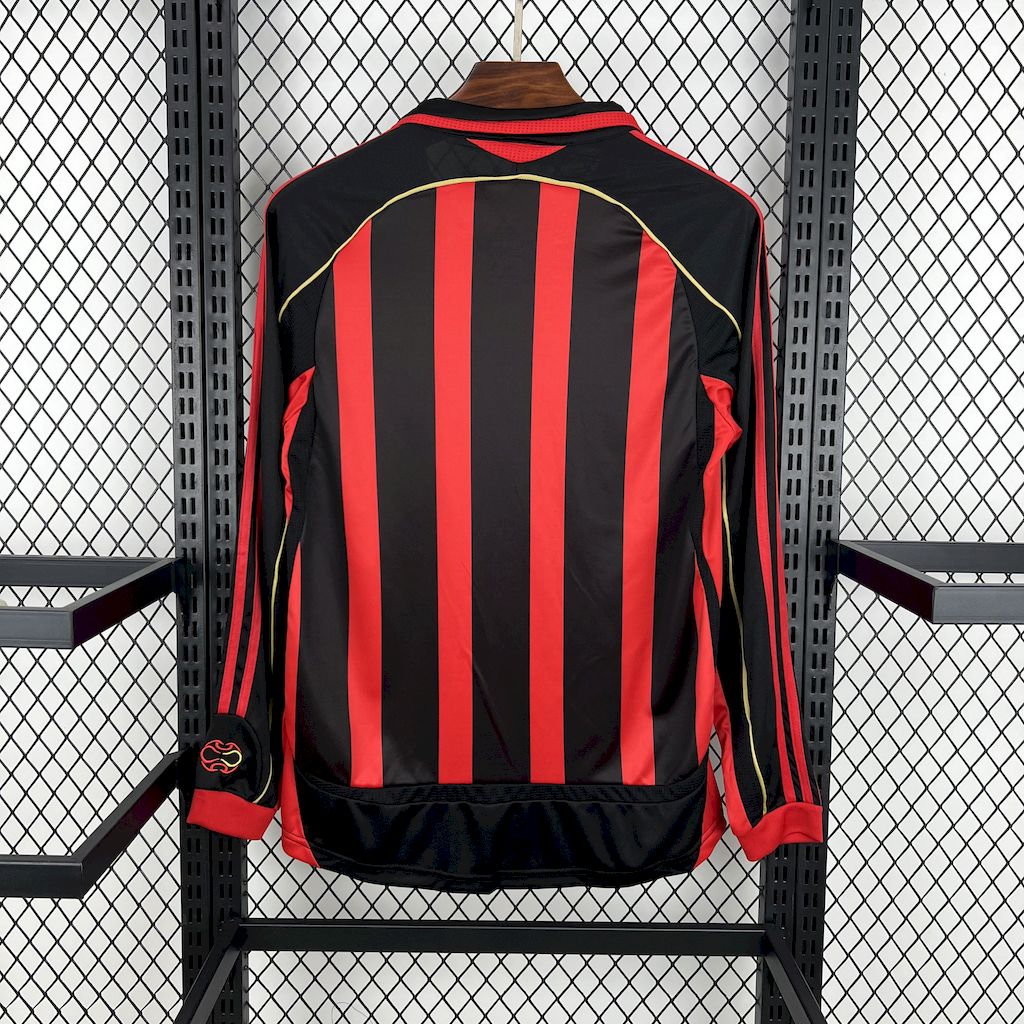 AC Milan 2006/07 Home Long Sleeve Jersey