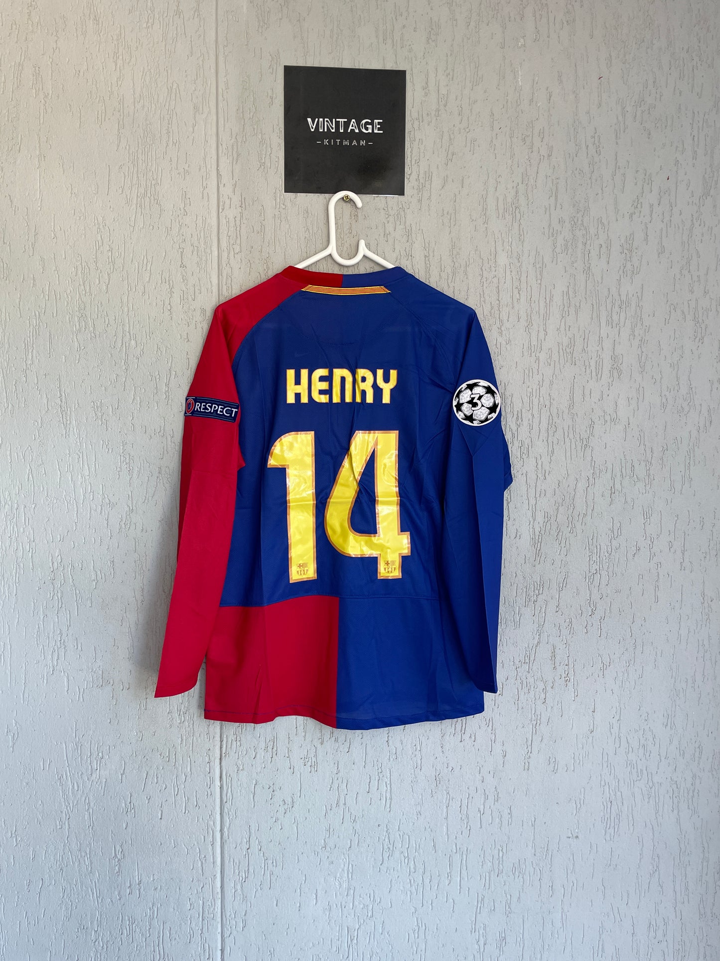 Barcelona 2009 UCL FINAL Long Sleeve Jersey