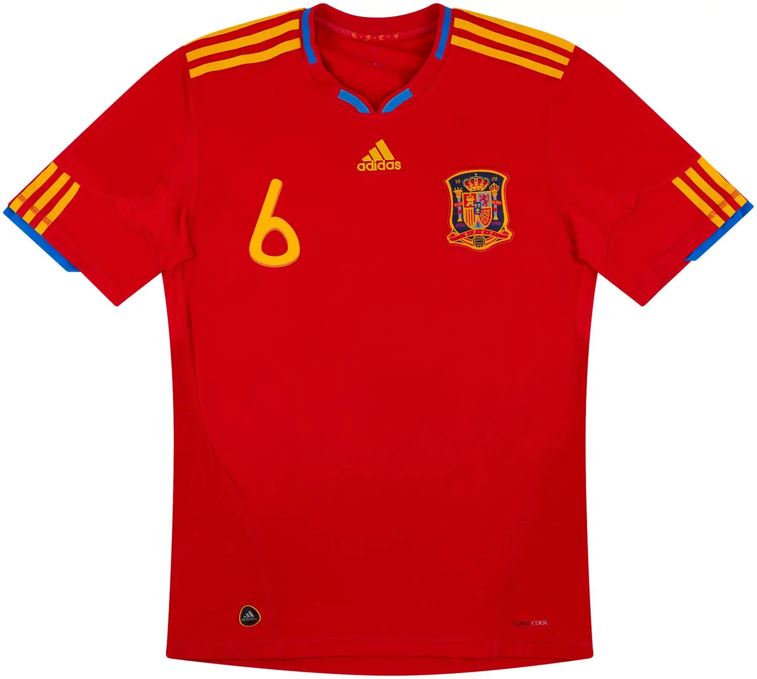 Spain 2010 World Cup Home Jersey – Vintage Kitman