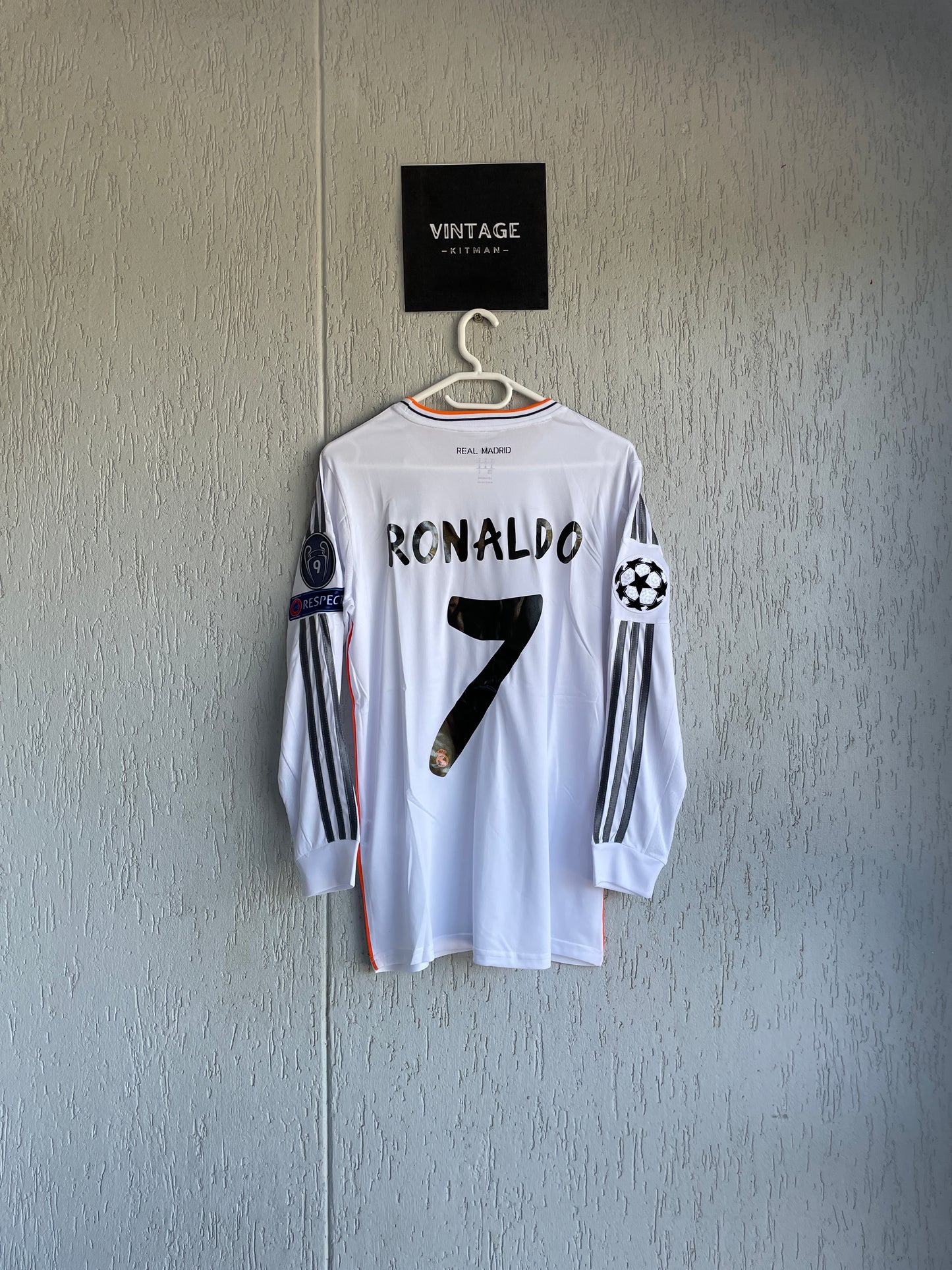 Real Madrid 2013/14 Home Long Sleeve Jersey