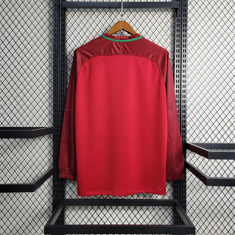 Portugal 2016 Home Long Sleeve Jersey