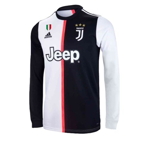 Juventus FC 2019-2020 Home Long Sleeve Jersey