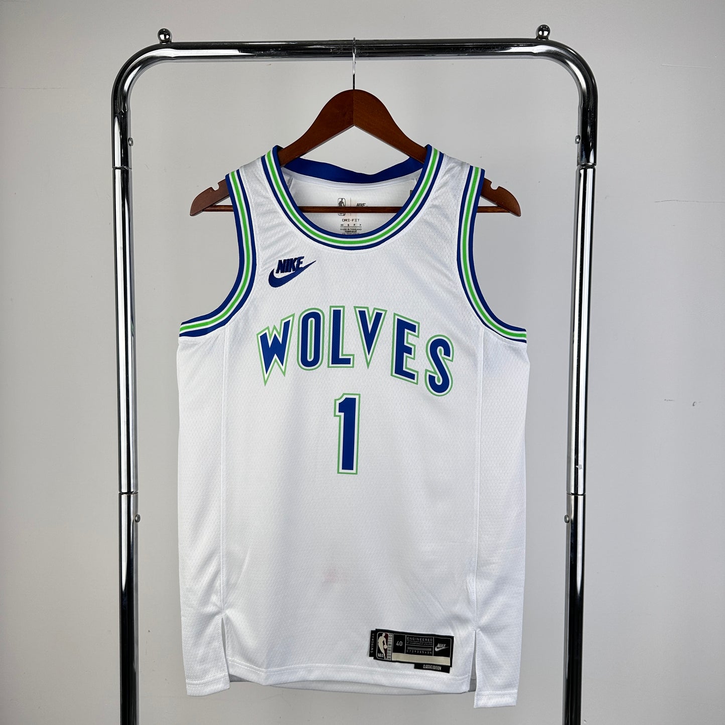 Minnesota Timberwolves 2022-23 White Swingman Jersey - Classic Edition