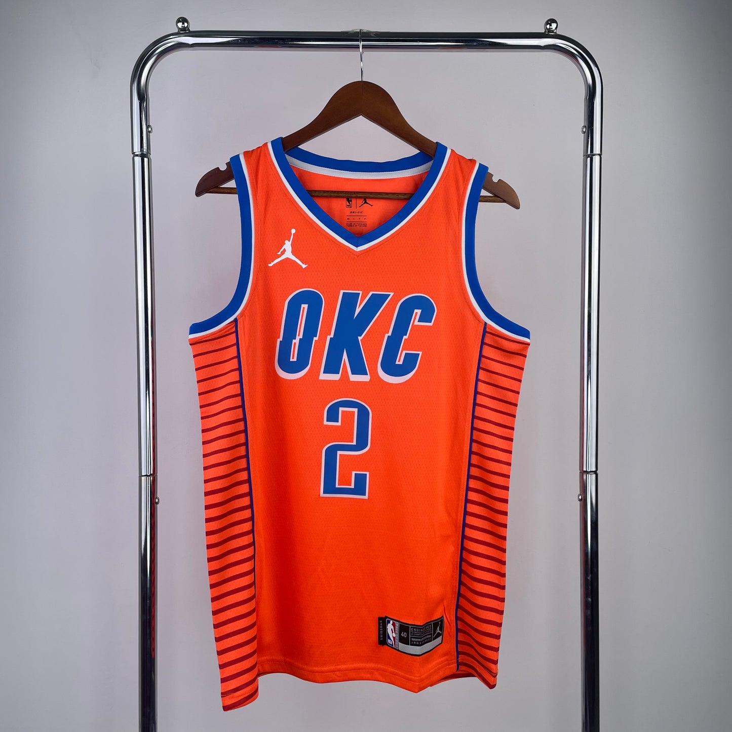 Oklahoma City Thunder 2022-23 Orange Jordan Brand Swingman Jersey - Statement Edition