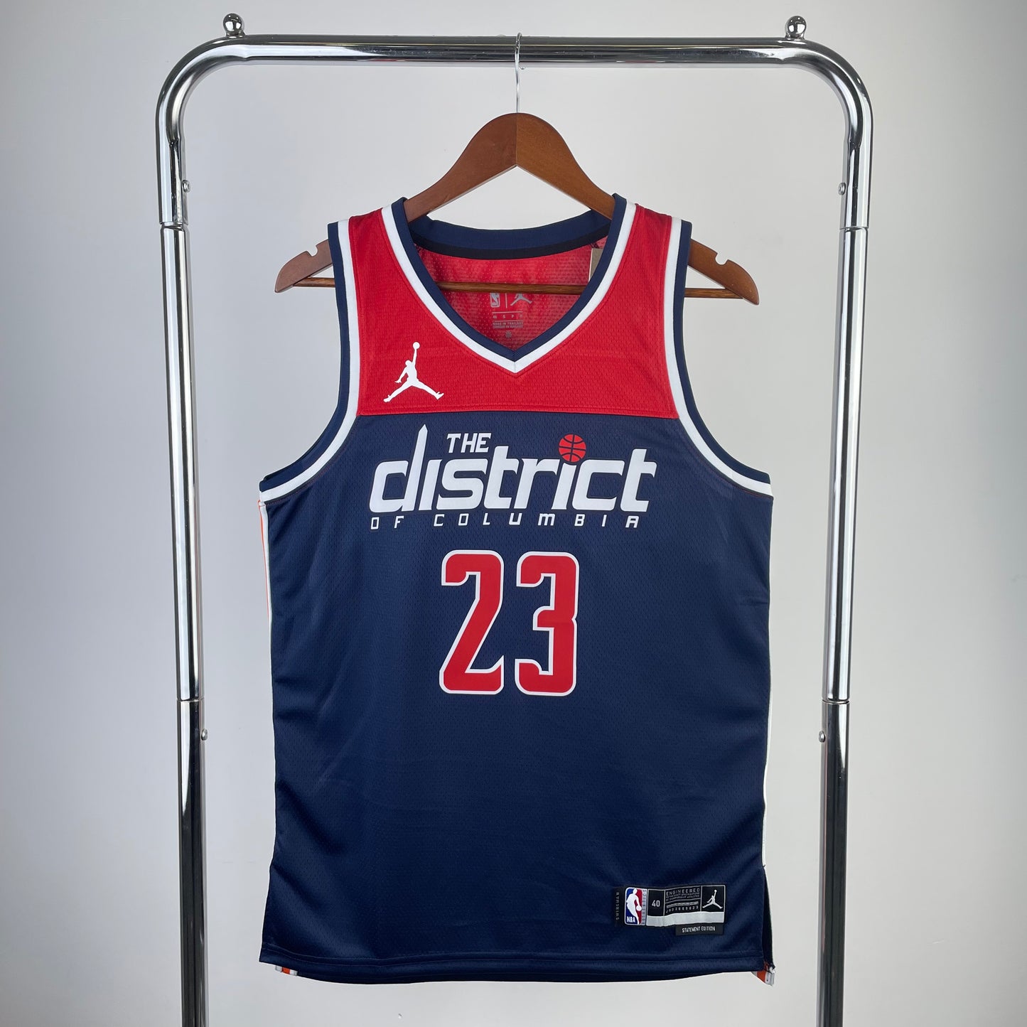 Washington Wizards 2022-23 Jordan Brand Navy Swingman Jersey - Statement Edition