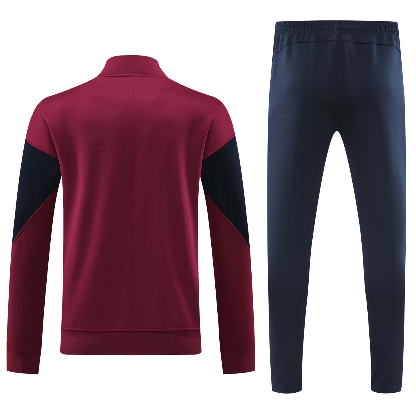 Barcelona 2024/25 Maroon Red and Blue Full-zip Tracksuit set