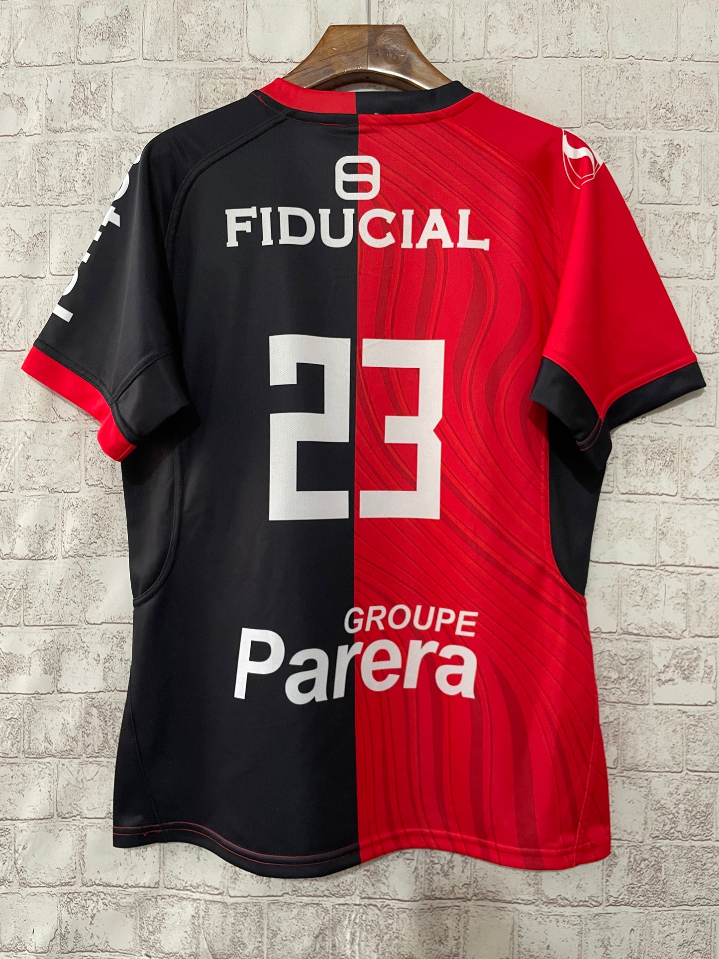 Stade Toulouse 2024-25 Home Black and Red Rugby Jersey