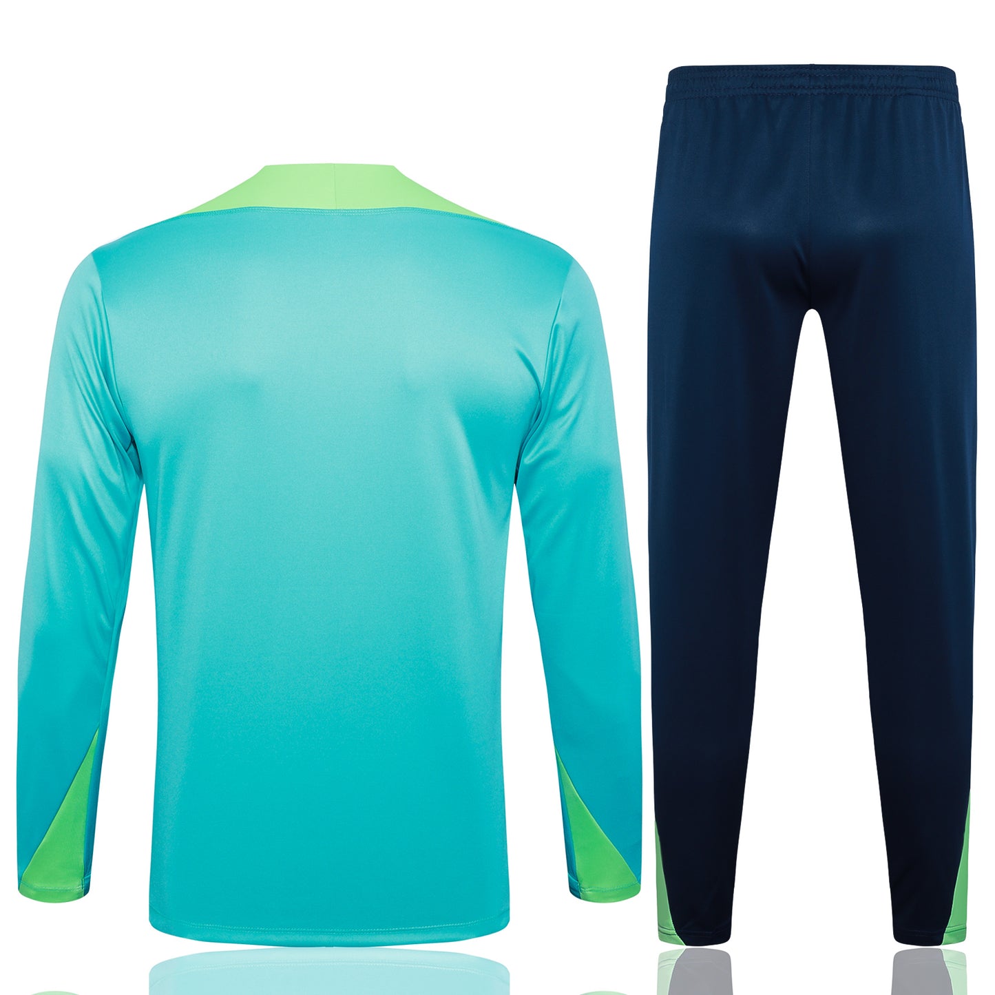 Brazil 2024 Light Green Half-Zip Training Tracksuit Set