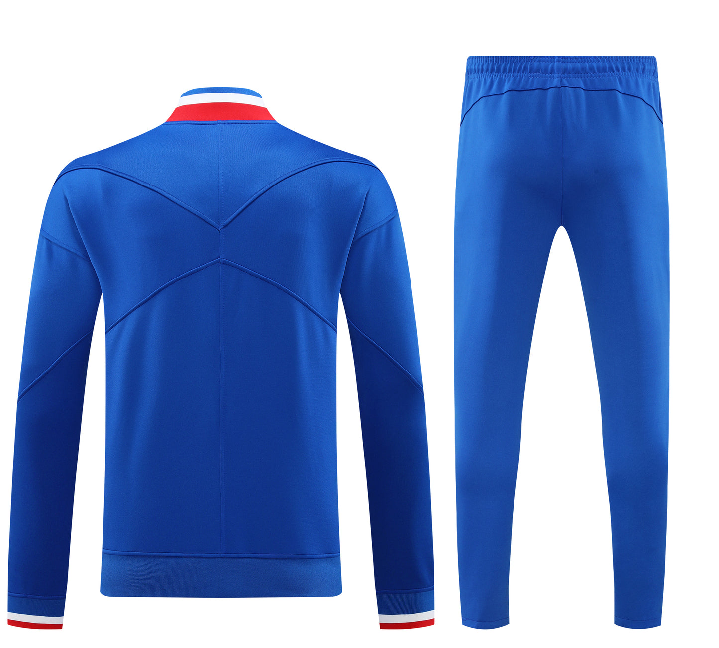 France 2024 Blue Full-Zip Tracksuit Set