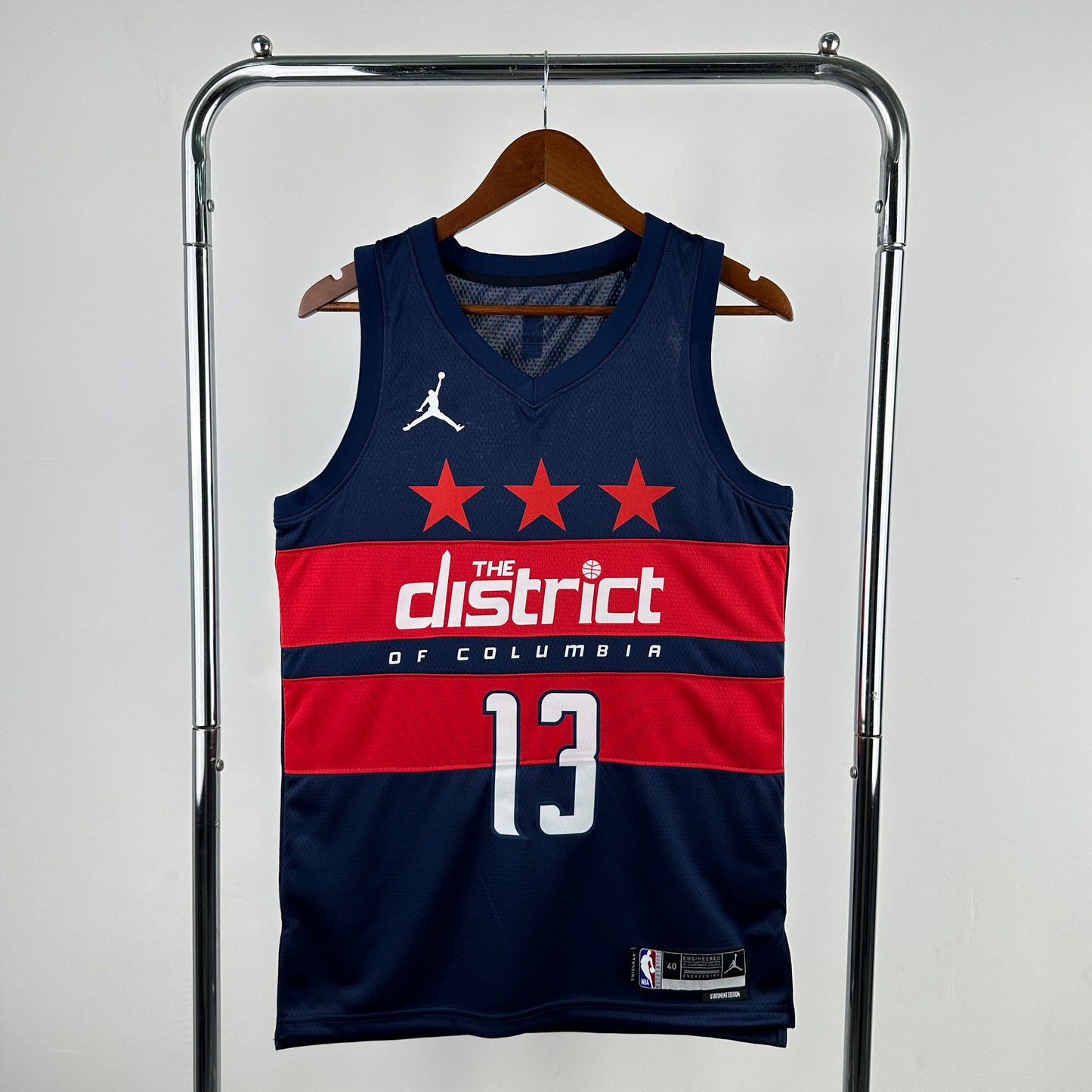 Washington Wizards 2024-25 Jordan Brand Navy Swingman Jersey - Statement Edition