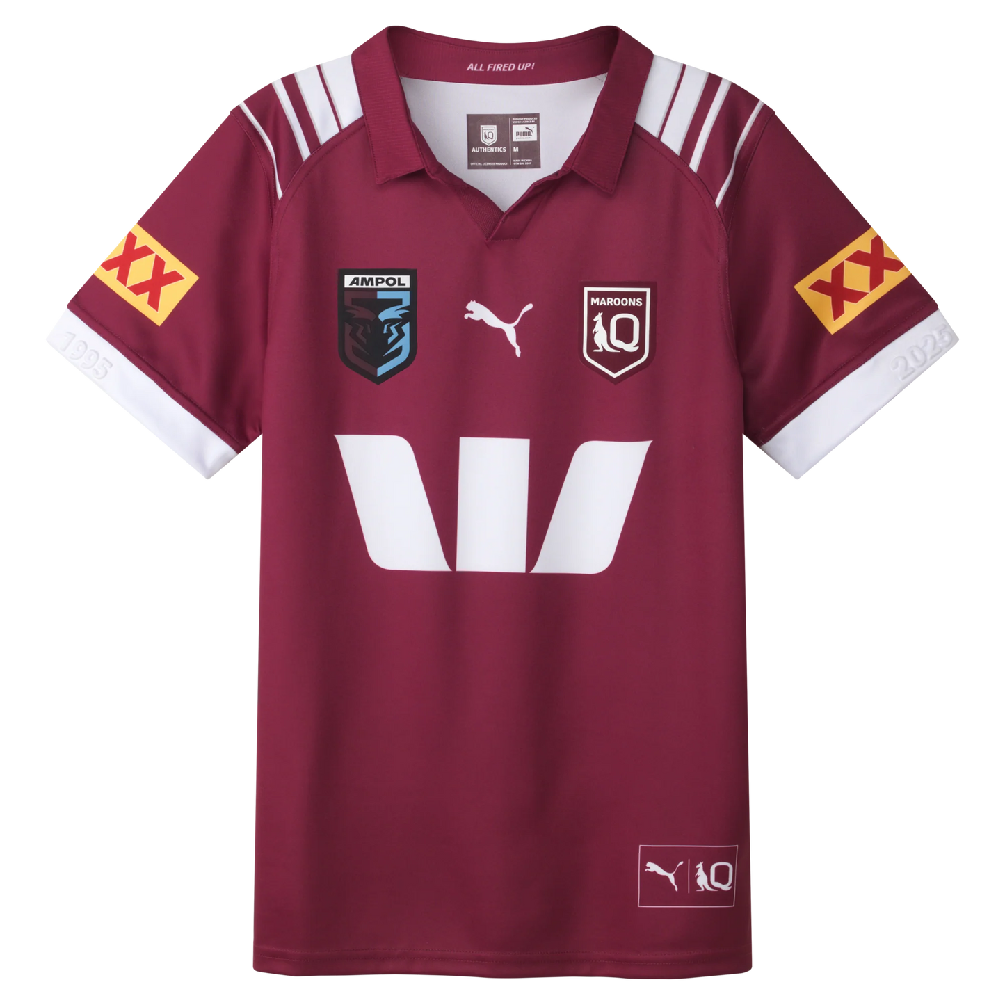 Queensland Maroos 2025 Home NRL Jersey