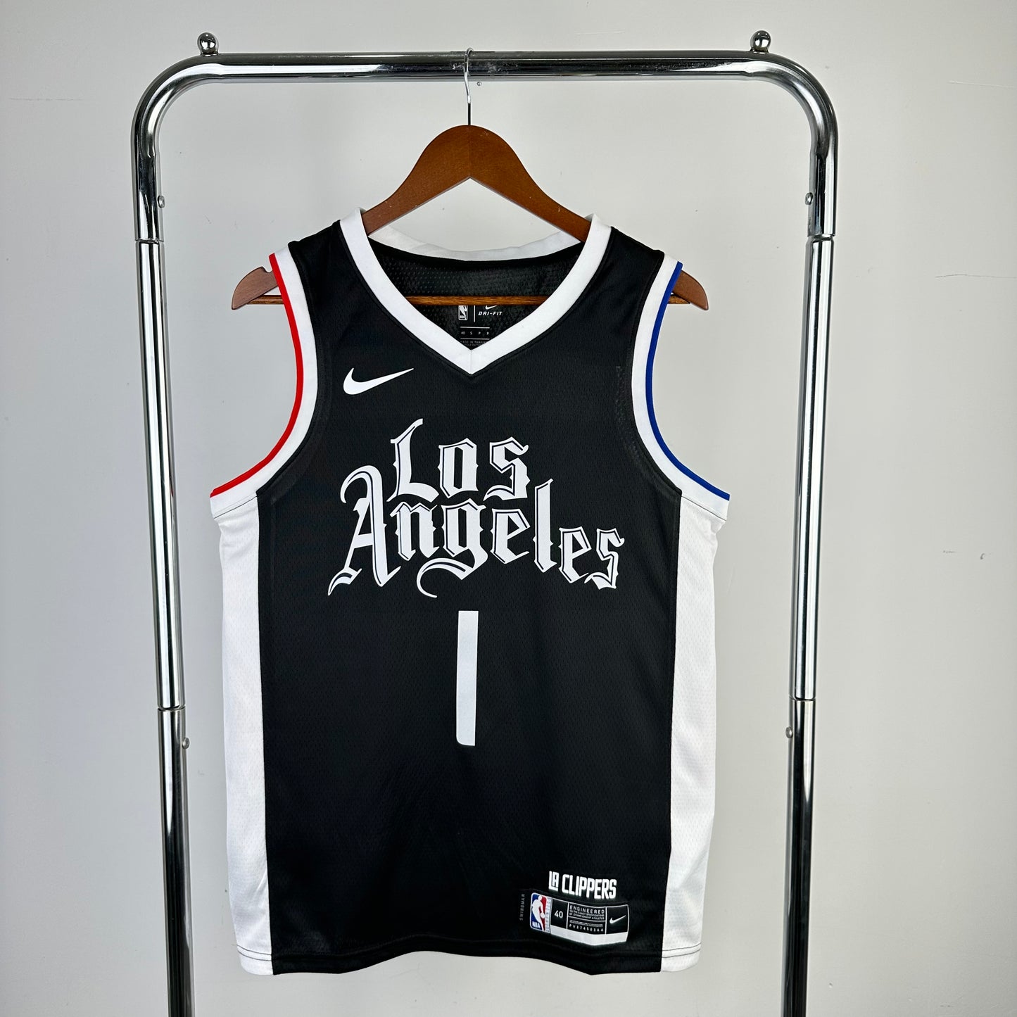 Los Angeles Clippers 2021-22 Black Swingman Jersey - City Edition