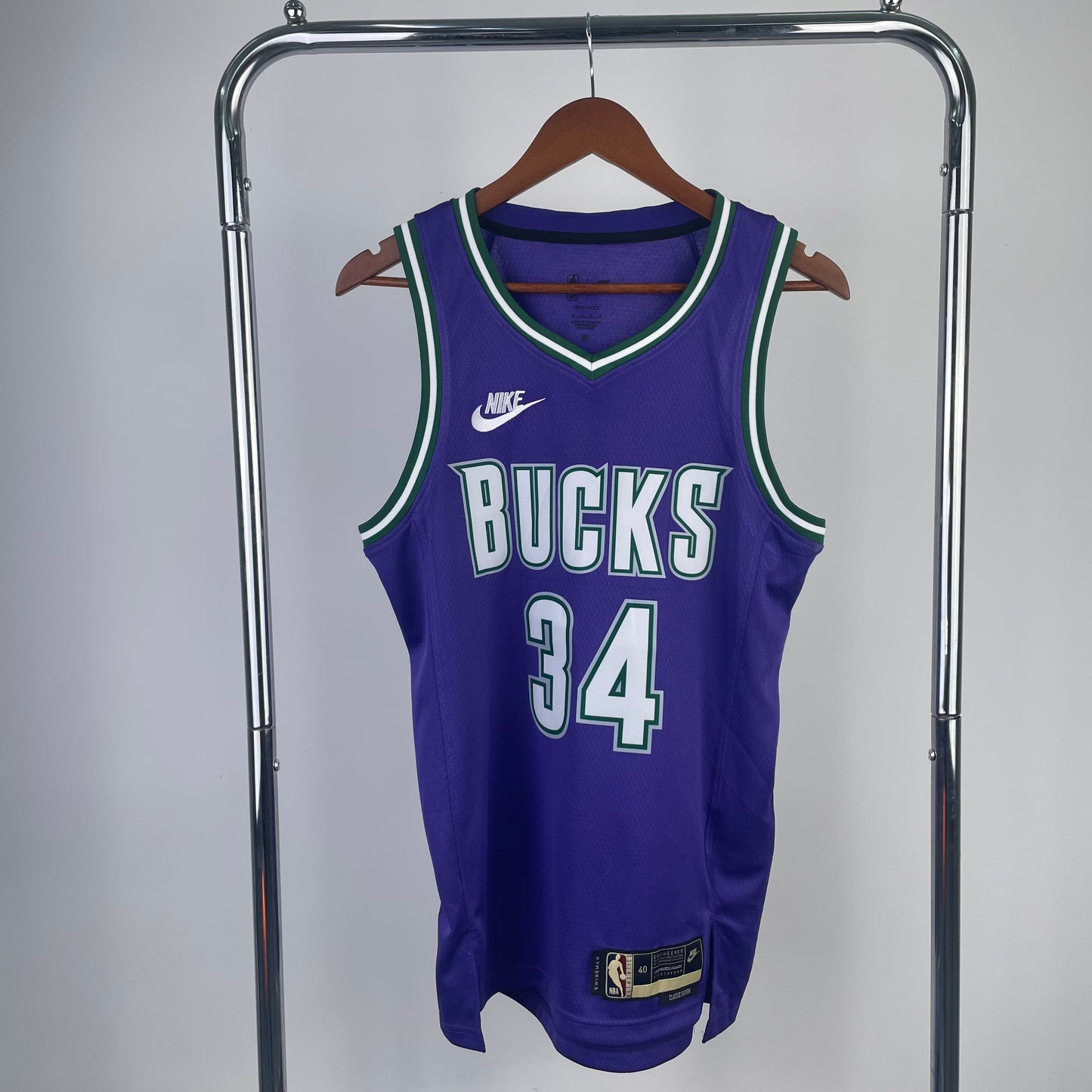 Milwaukee Bucks 2022-23 Purple Swingman Jersey - Classic Edition
