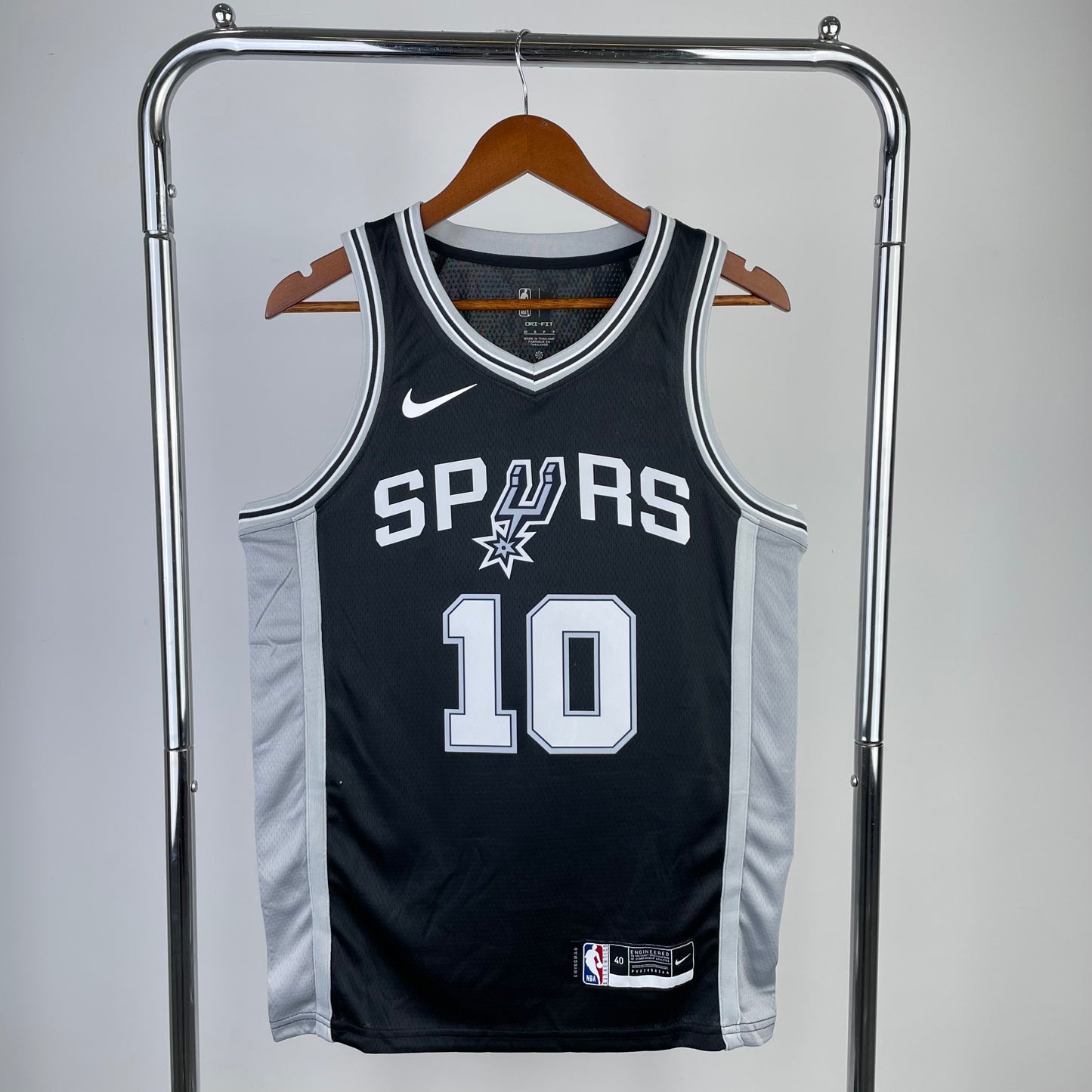 San Antonio Spurs 2022-23 Black Swingman Jersey - Icon Edition