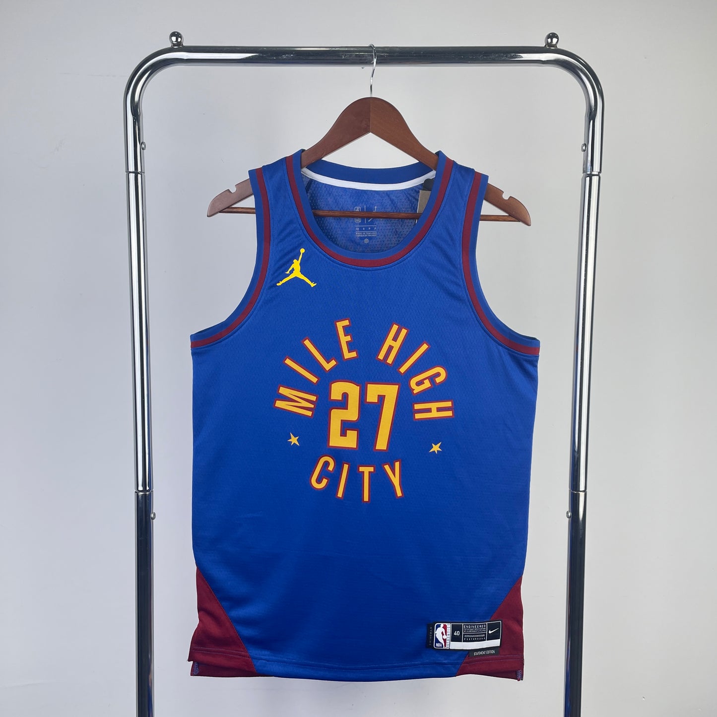 Denver Nuggets 2023-24 Jordan Brand Blue Swingman Jersey - Statement Edition