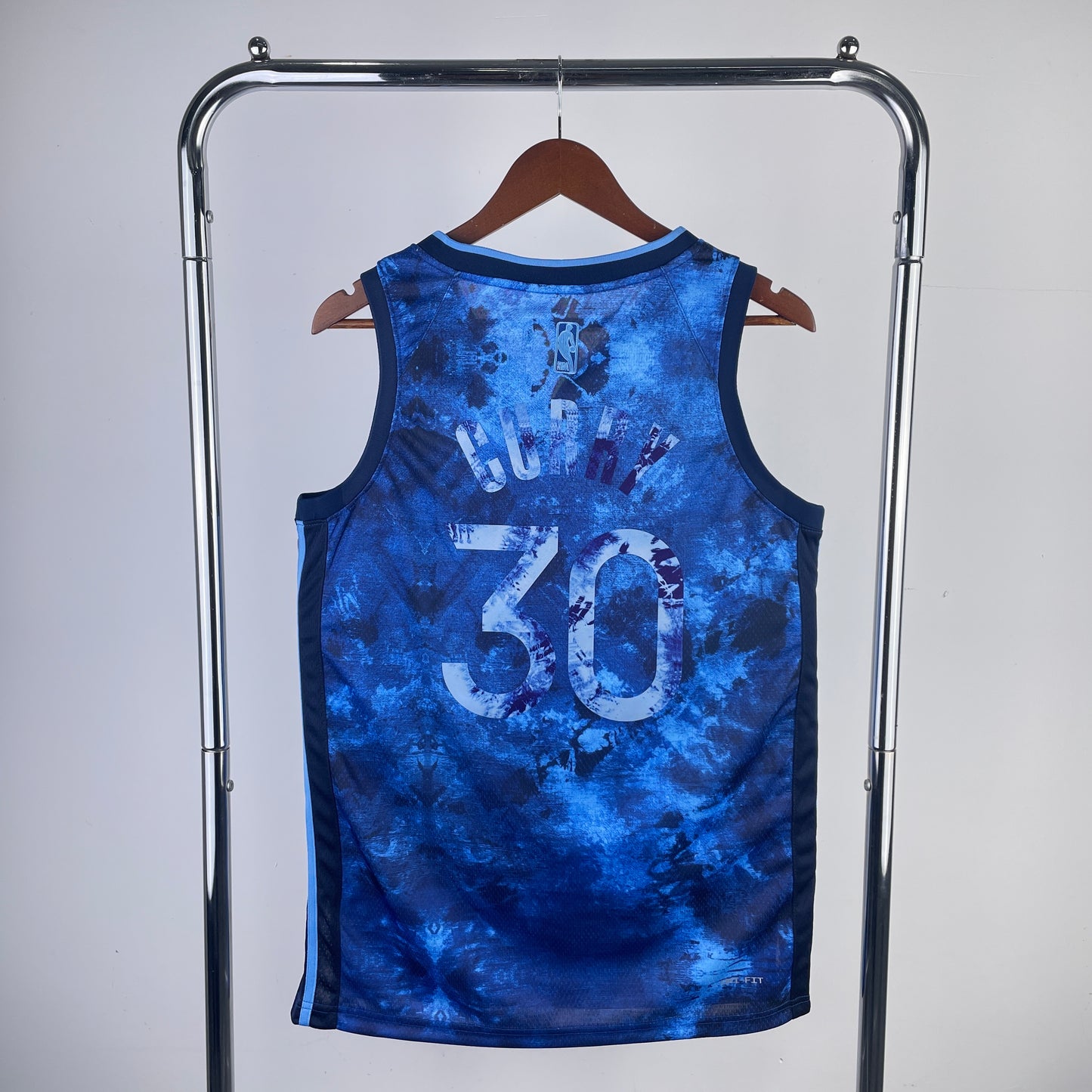 Golden State Warriors 2023-24 Steph Curry Blue Swingman Jersey - Select Series