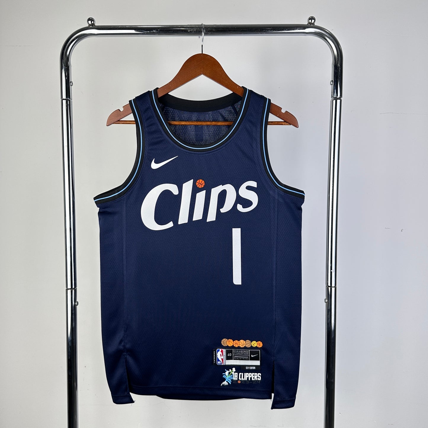Los Angeles Clippers 2023-24 Navy Swingman Jersey - City Edition