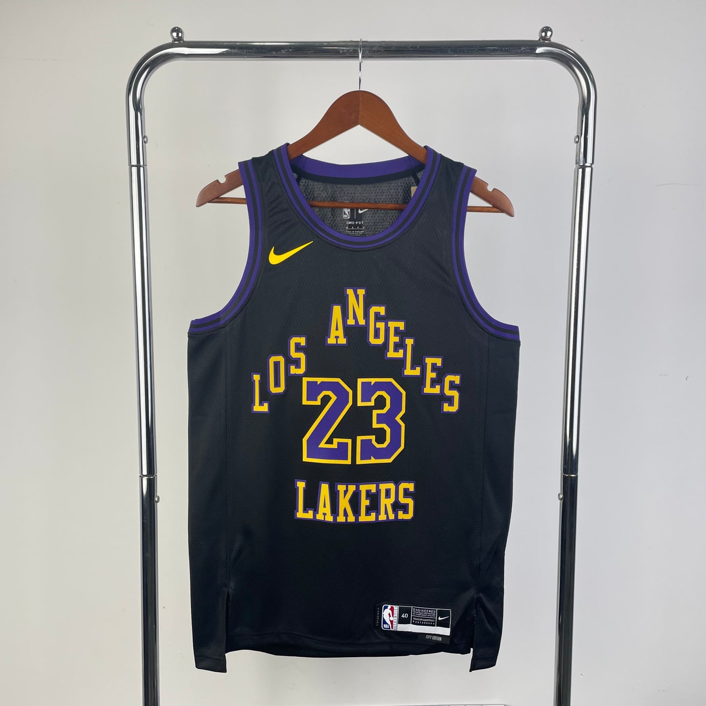 Los Angeles Lakers 2023-24 Black Swingman Jersey - City Edition