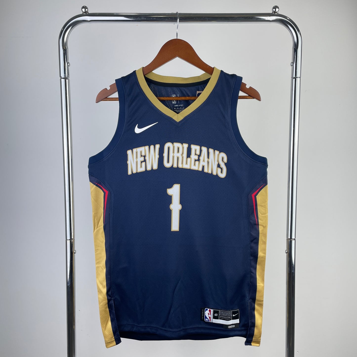 New Orleans Pelicans 2023-24 Black Swingman Jersey - Icon Edition
