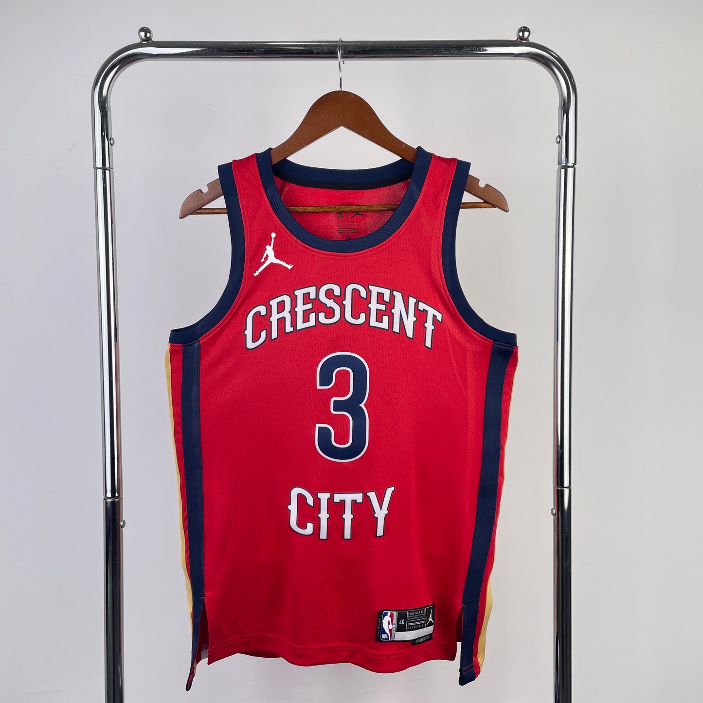 New Orleans Pelicans 2023-24 Jordan Brand Red Swingman Jersey - Statement Edition