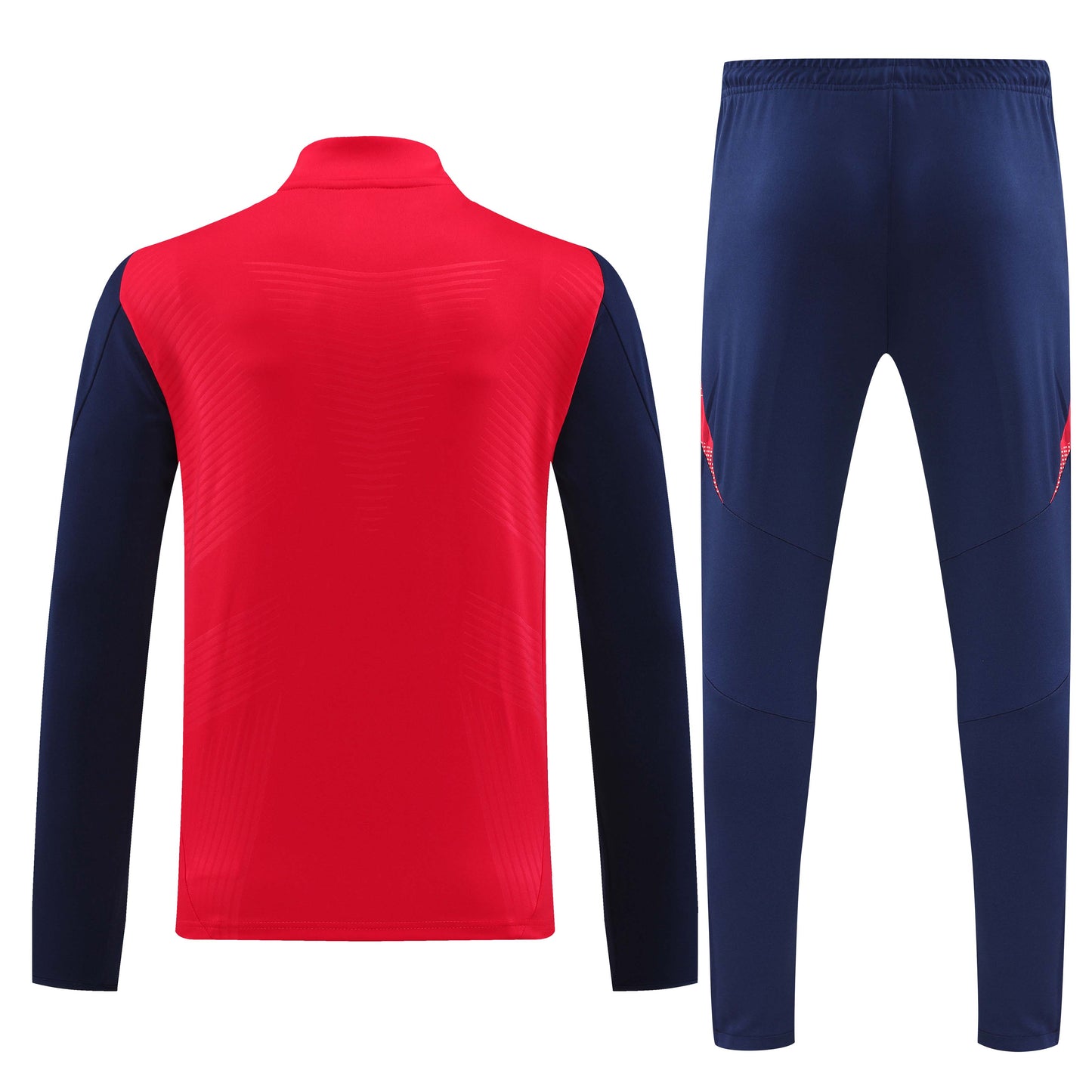 Manchester United 2024/25 Red and Navy Half-Zip Training Tracksuit Set