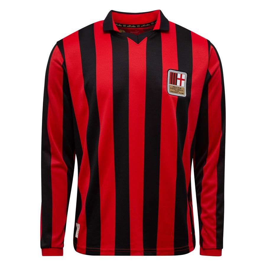 AC Milan 125th Anniversary Home Long Sleeve Player Version Jersey