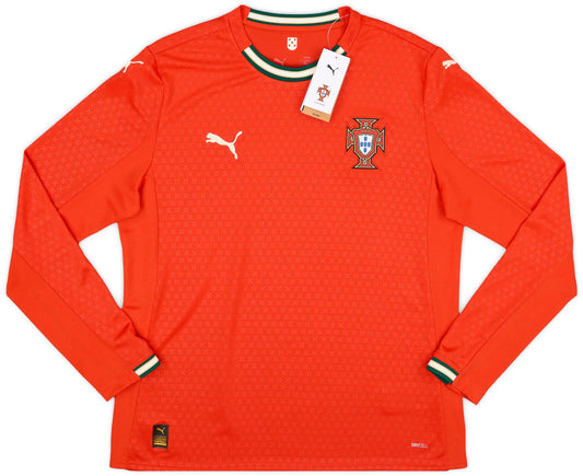 Portugal 2025 Home Long Sleeve Jersey