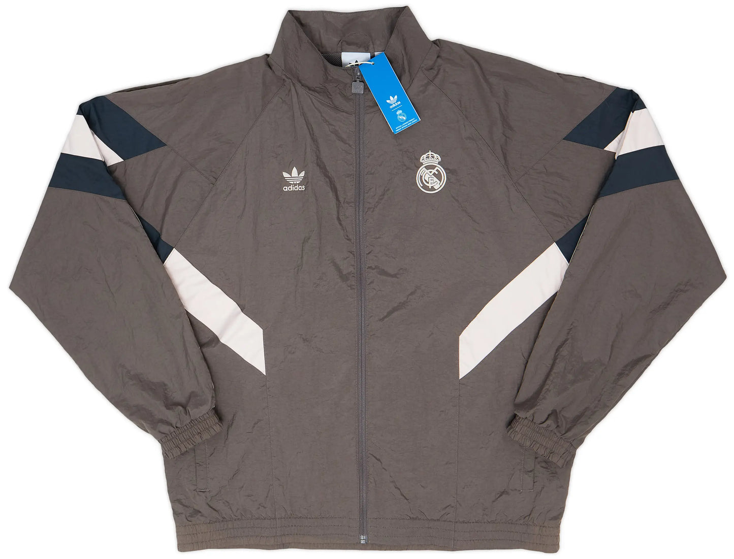 Real Madrid 2024/25 Grey Windbreaker Jacket