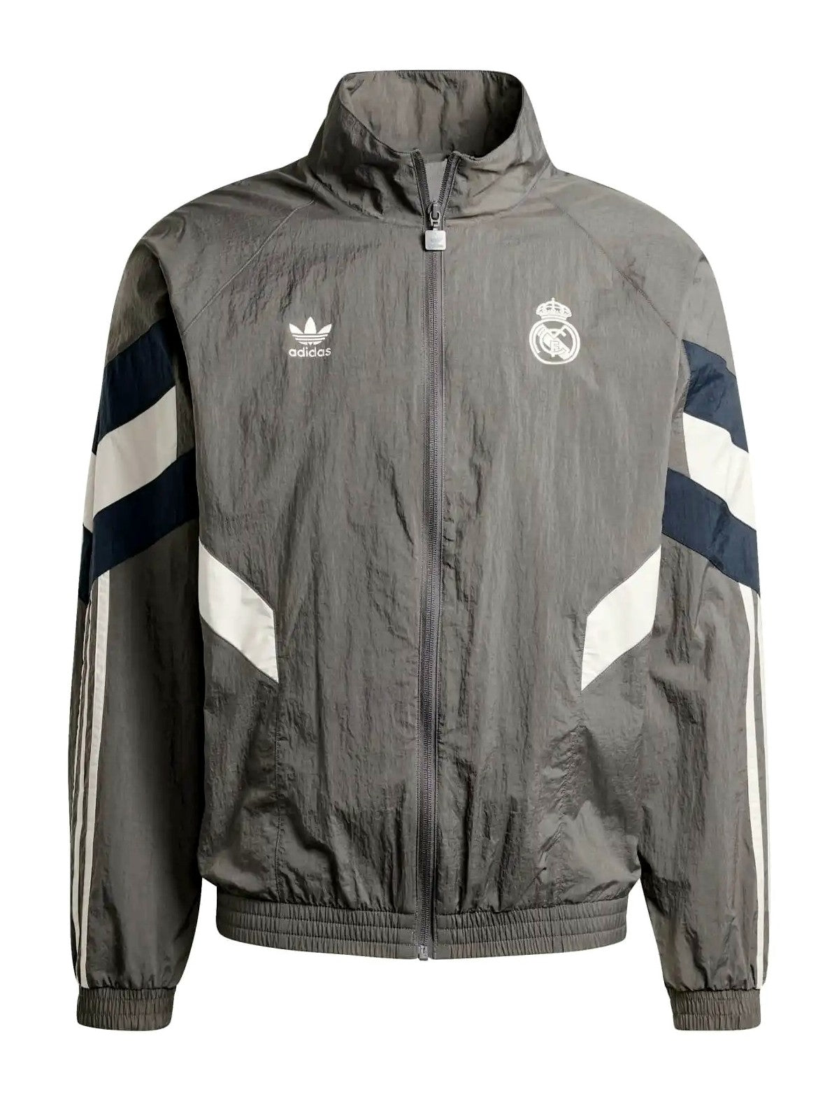 Real Madrid 2024/25 Grey Windbreaker Jacket