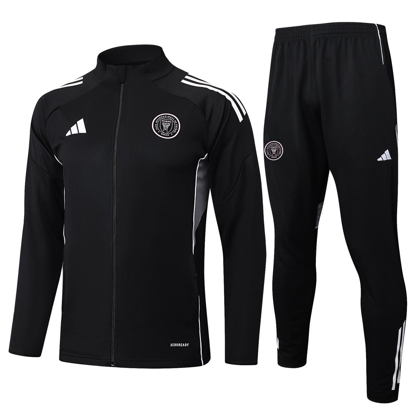 Inter Miami 2025/26 Black Full-Zip Tracksuit Set