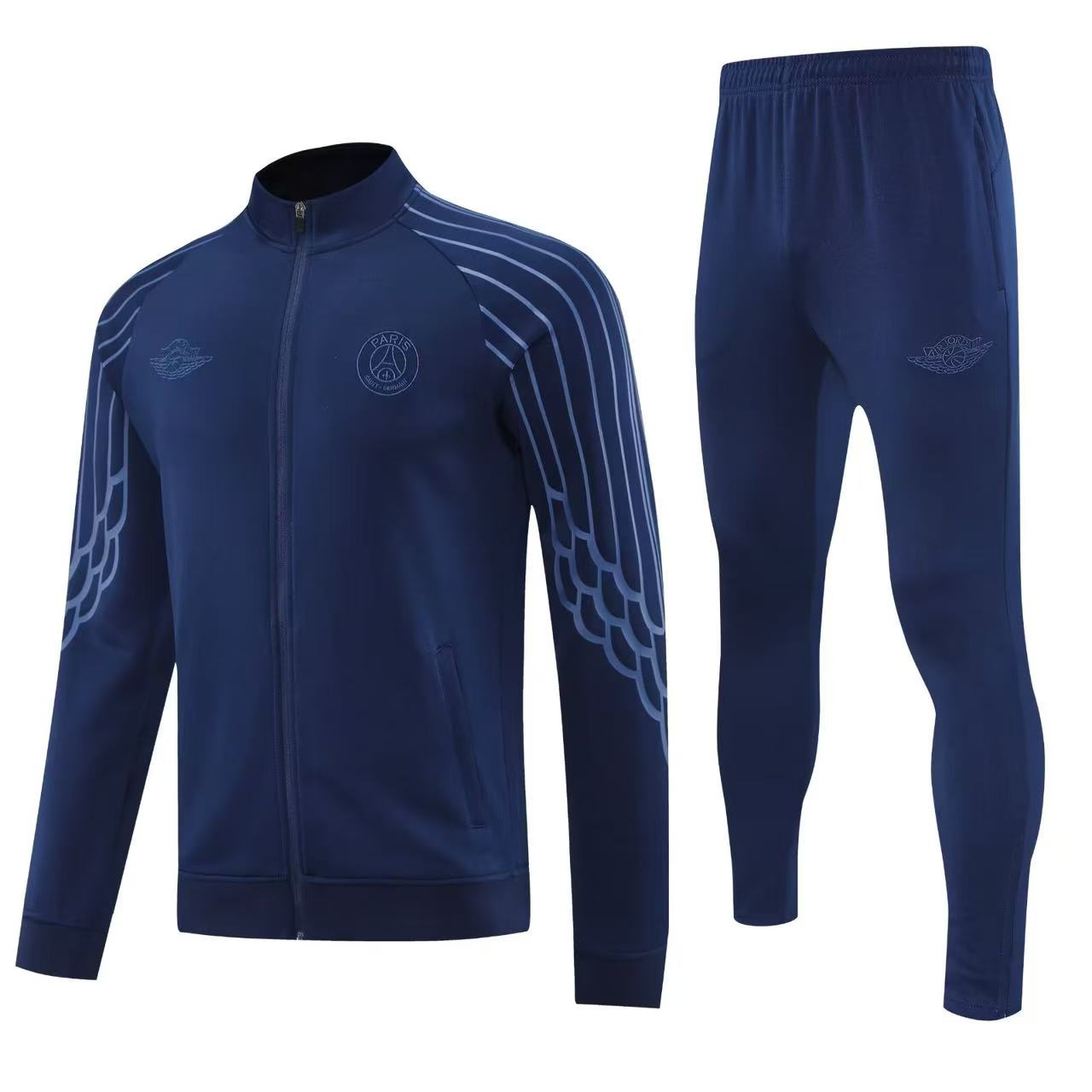 Paris 2025/26 Navy Full-Zip Tracksuit Set