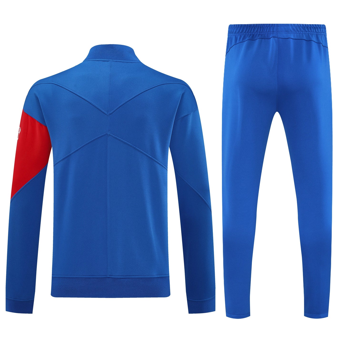 Paris 2025/26 Blue and Red Full-Zip Tracksuit Set