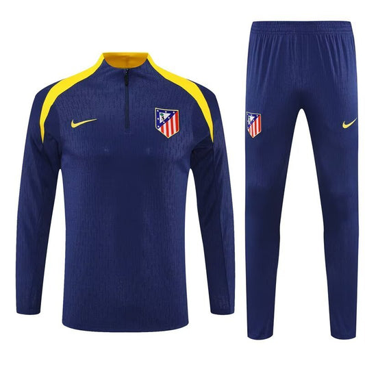 Atletico Madrid 2025/26 Navy Half-Zip Training Tracksuit Set