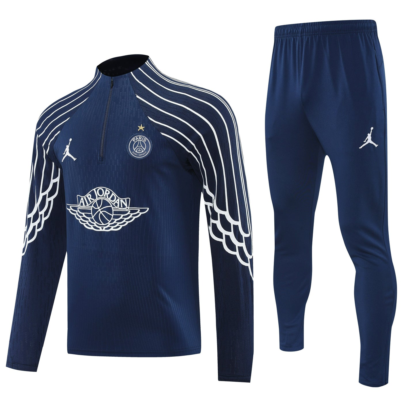 Paris 2025/26 Navy Half-Zip Training Tracksuit Set